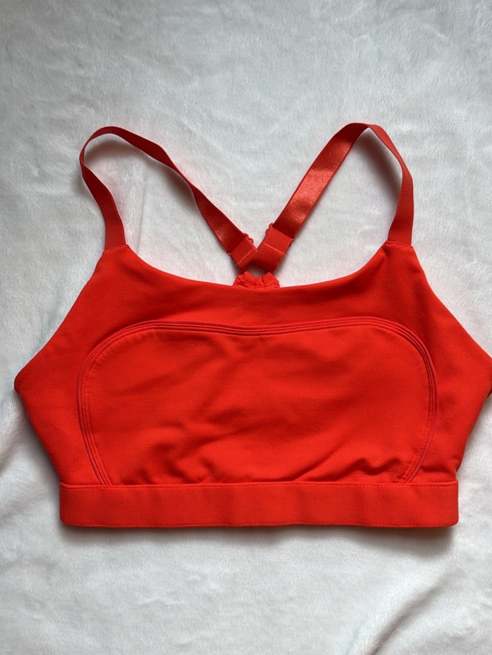 Fabletics Adele Orange Sports Bra Size Small